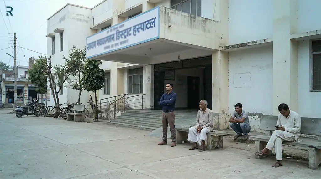 ग्रामीण भारत में सरकारी जिला अस्पताल - यौन स्वास्थ्य सेवाओं की कमी